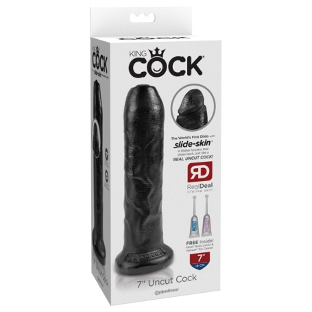 Фаллос King Cock 7" Uncut, Pipedream